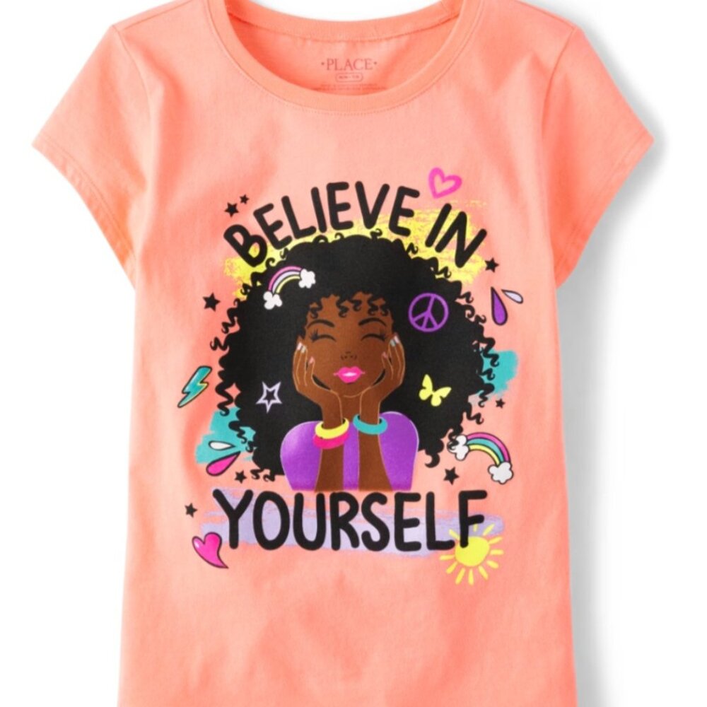 The Children’s Place Girls Believe in Yourself Graphic Tee